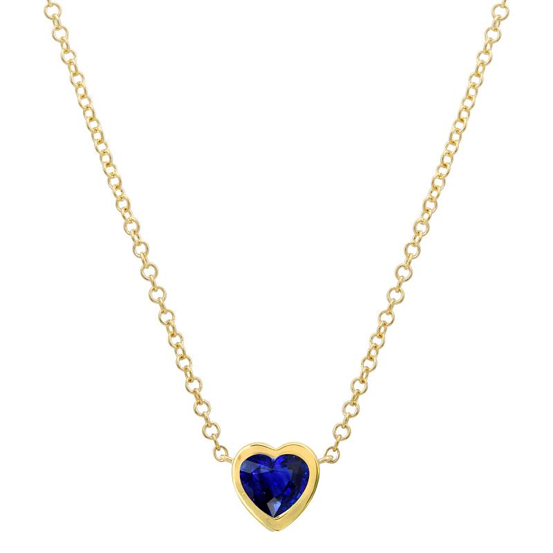 Colored Stone Sapphire Pendant