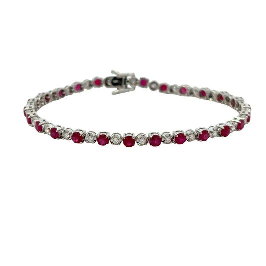 Ruby and Diamond Bracelet
