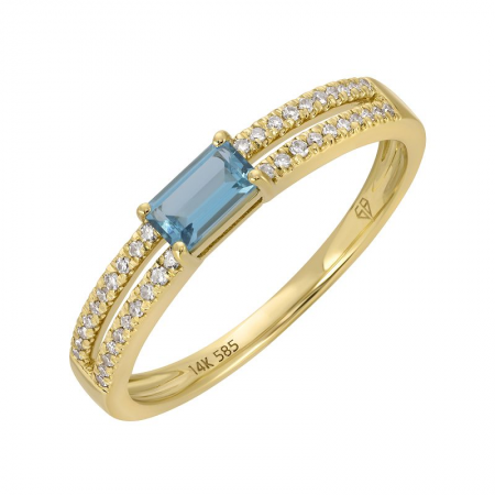 London Blue Topaz Ring