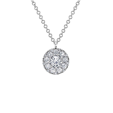 Shy Creation Diamond Cluster Pendant