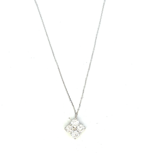 Diamond Clover Pendant