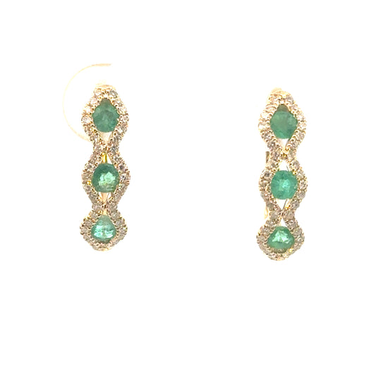 Colored Stone Earring