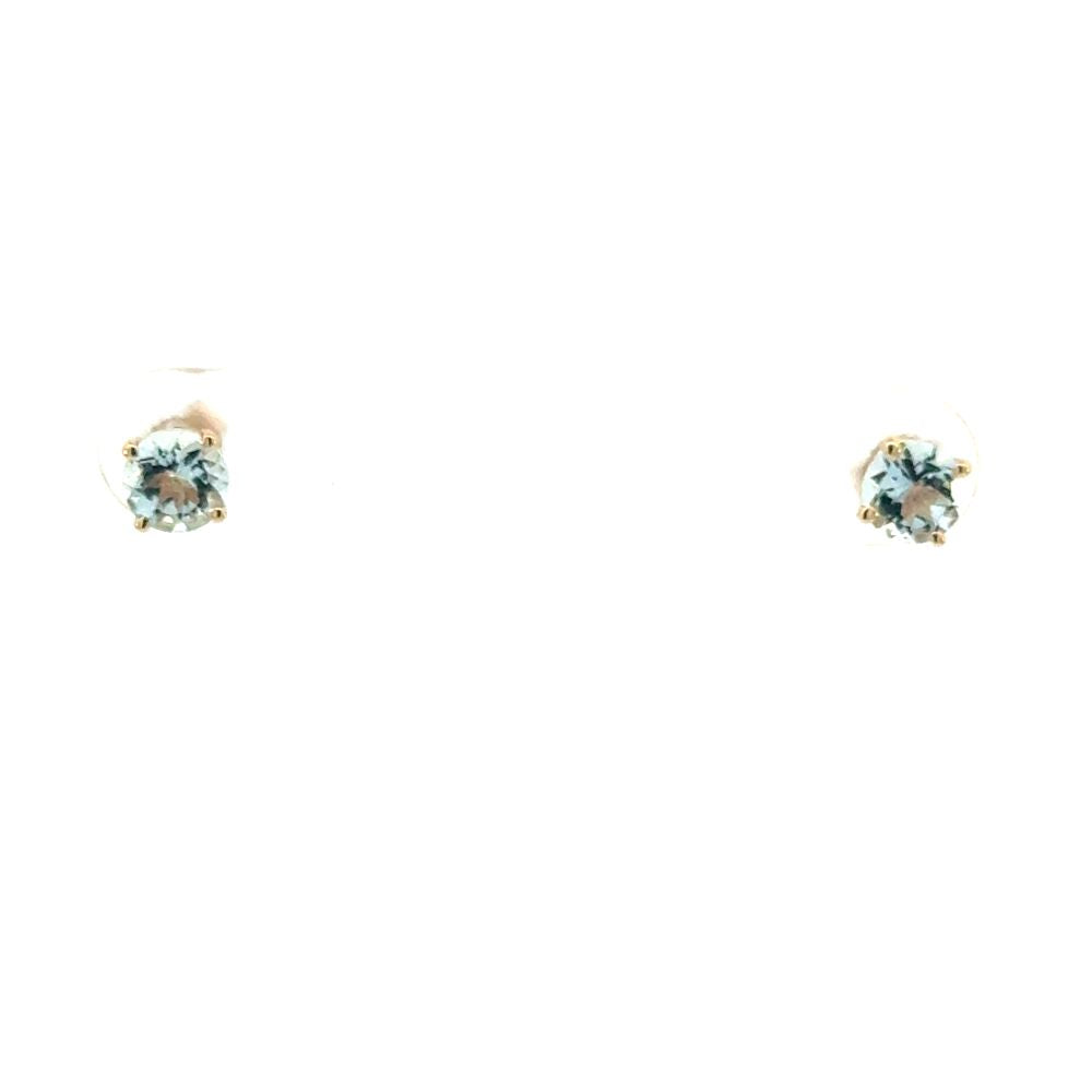 Aquamarine Studs
