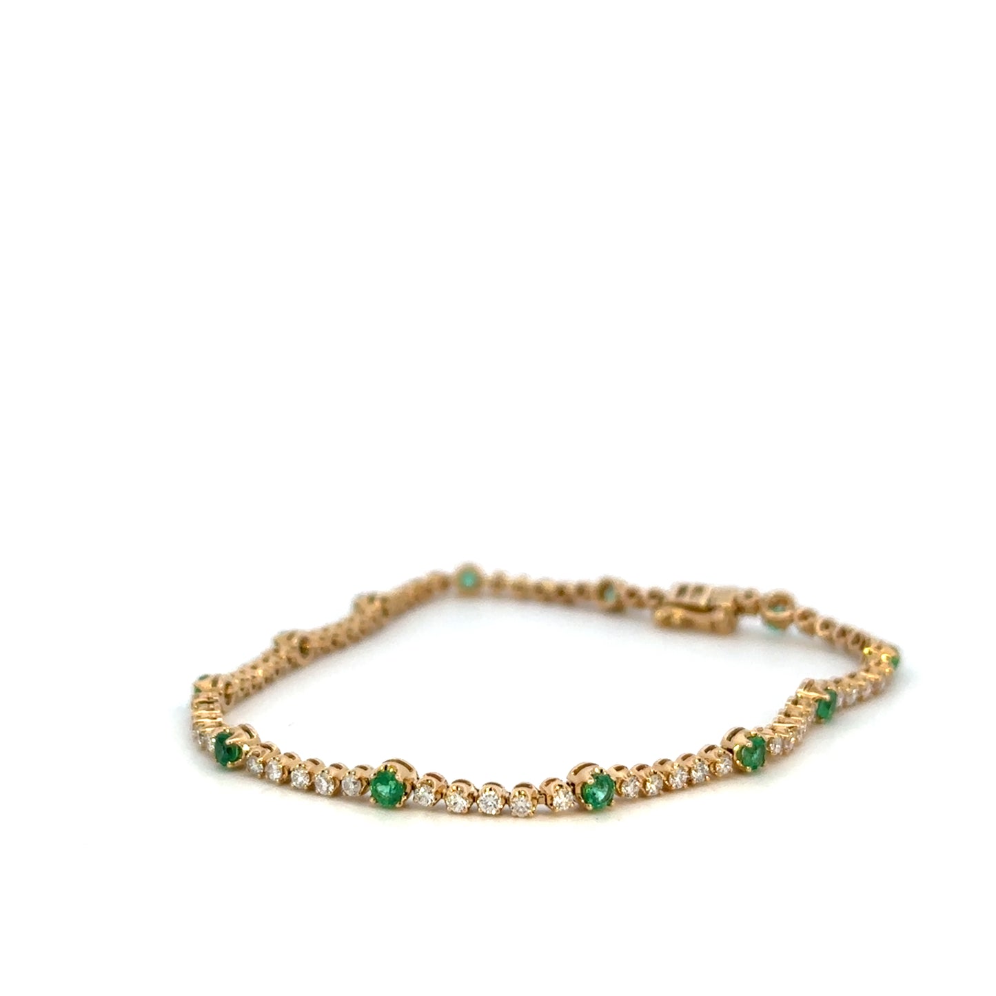 Emerald and Diamond Bracelet