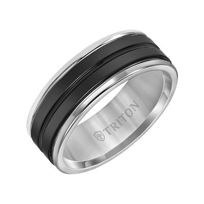Tungsten and Ceramic Wedding Ring
