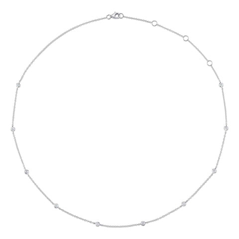 Diamond Nklace/Pendant - Multi Stone