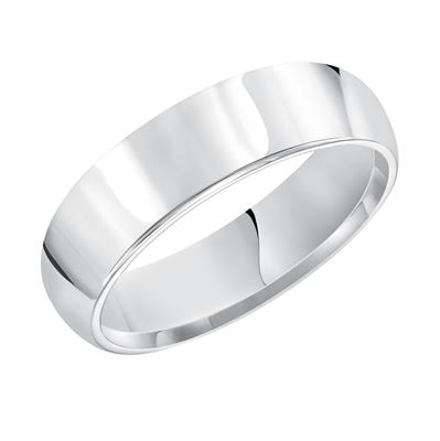 6mm Domed Wedding Band