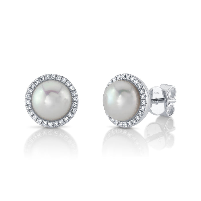 Pearl and Diamond Earring