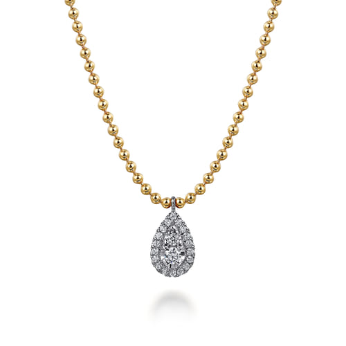 Diamond Necklace/Pendant - Multi Stone