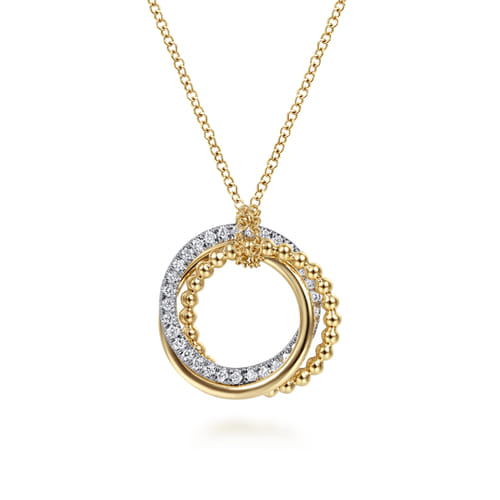 Diamond Necklace/Pendant - Multi Stone