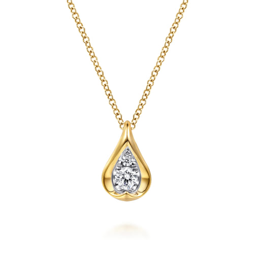 Diamond Necklace/Pendant - Multi Stone
