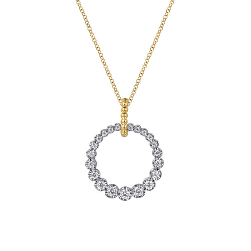 Diamond Necklace/Pendant - Multi Stone