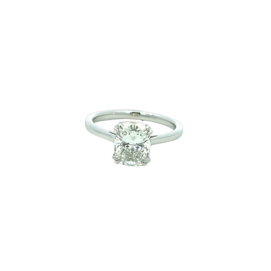 Cushion Lab Grown Engagement Ring