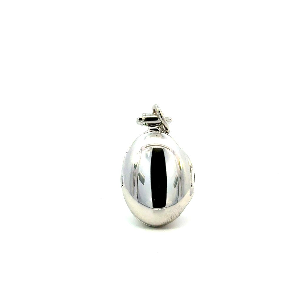 MRK Petite "Anna" Sterling Silver Locket Charm