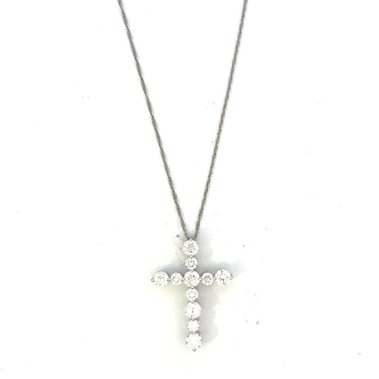 Platinum Diamond Cross