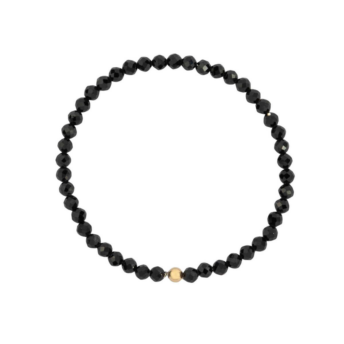 4MM Black Spinel Bracelet