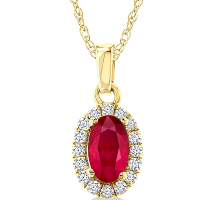 Colored Stone Pendant