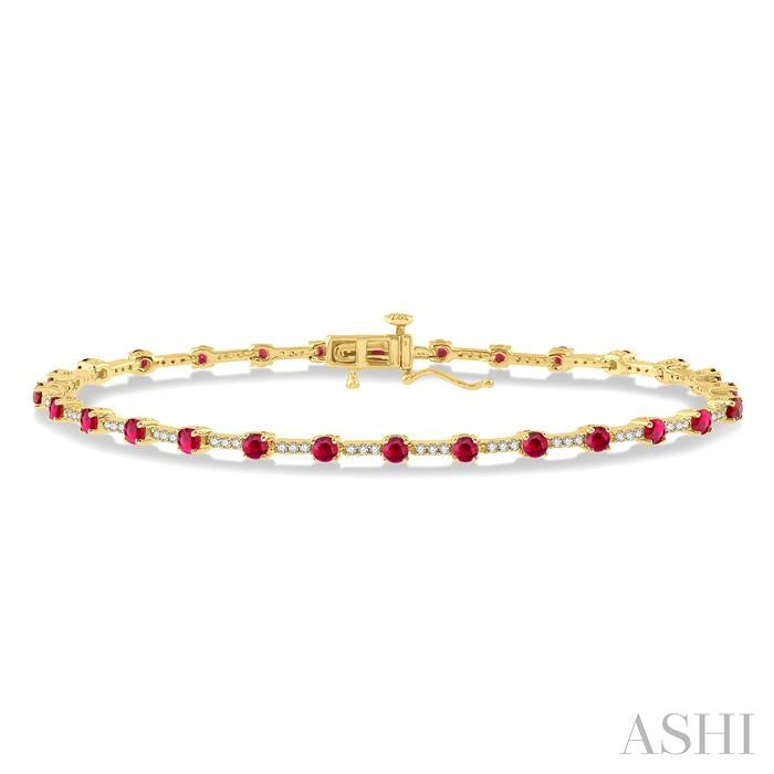 Ruby and Diamond Bracelet