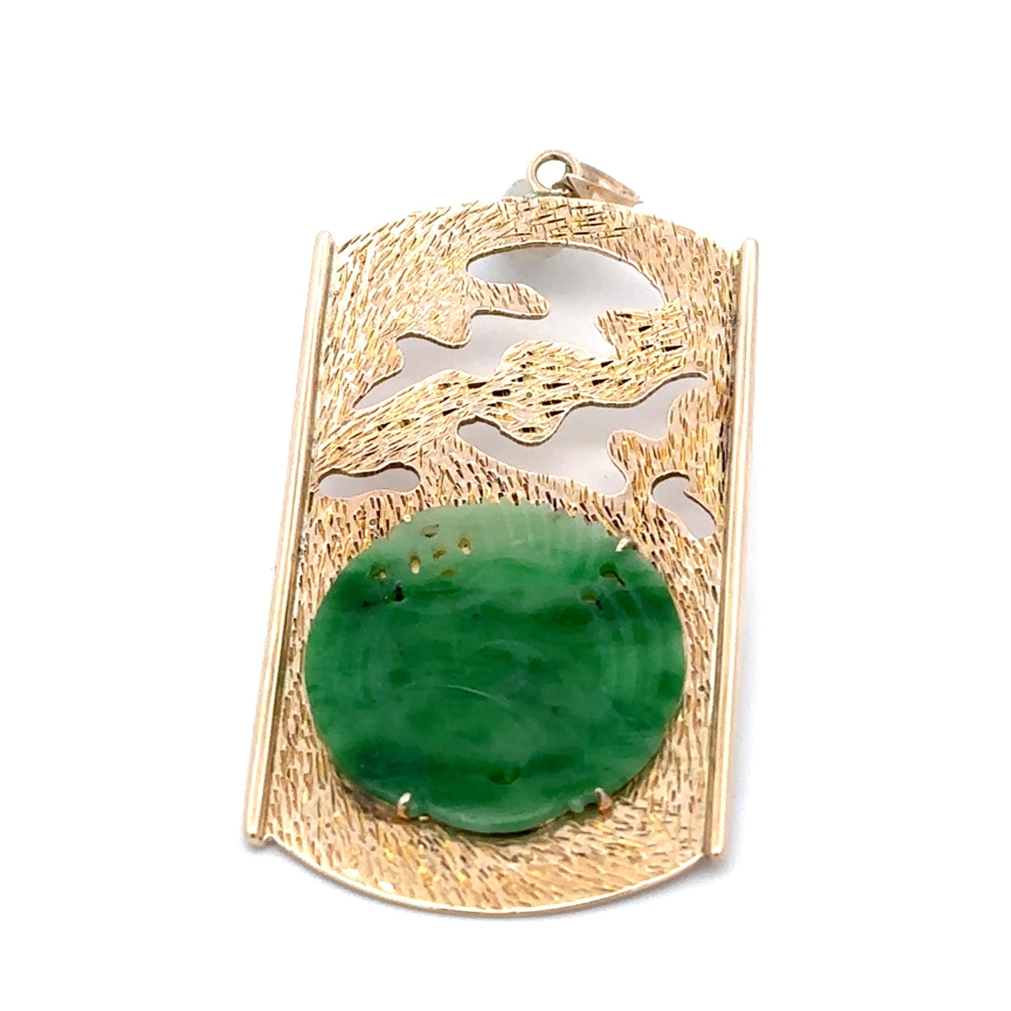 Estate Jewelry Jadite Pendant
