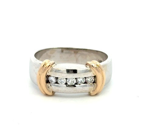 Estate Jewelry Diamond Channel Ring