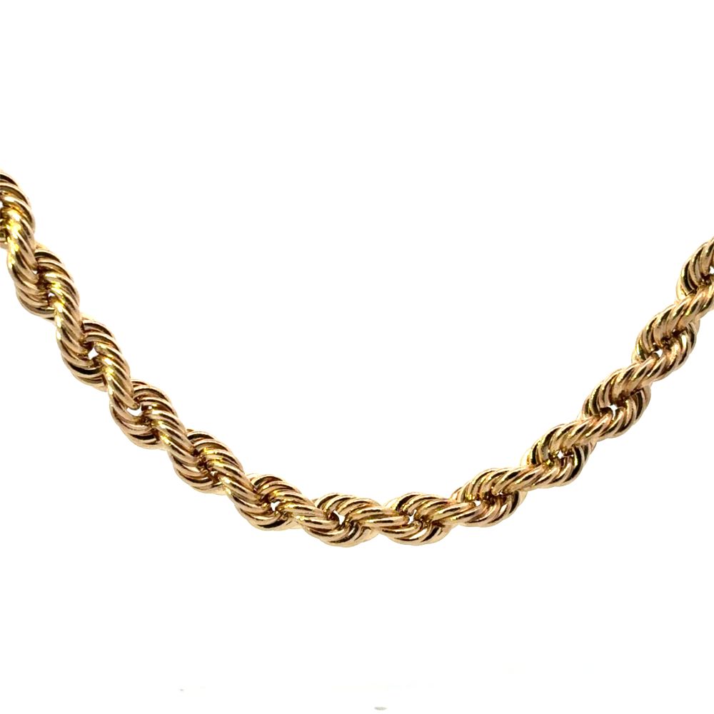 Estate Gold Rope Chain
