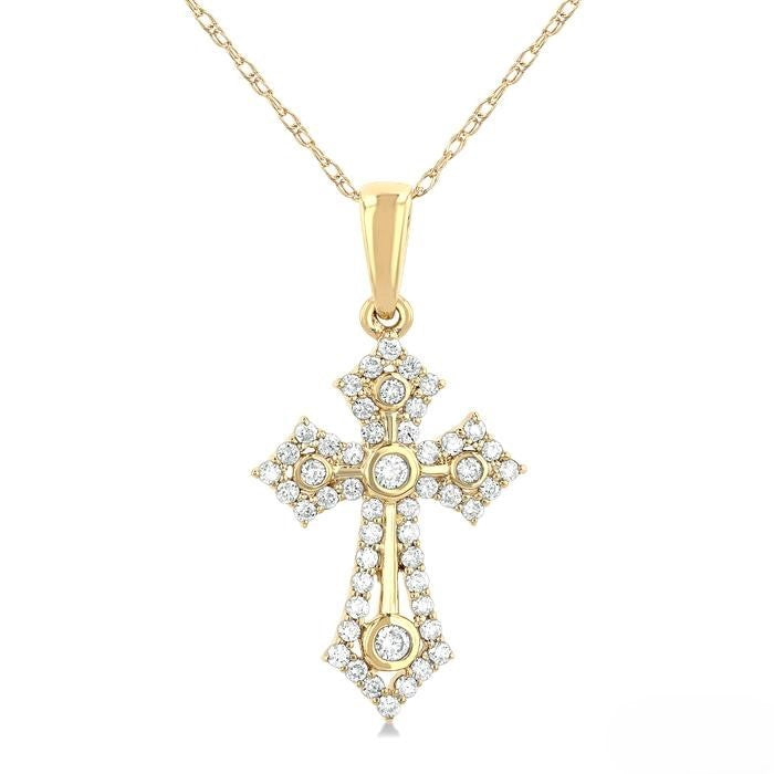 Diamond Cross Pendant