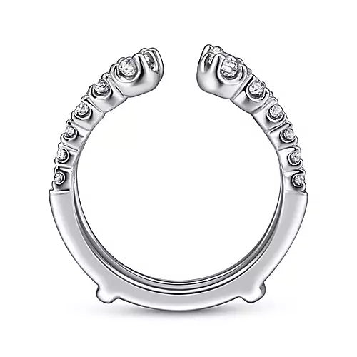 Gabriel and Co.Diamond Open Insert Band