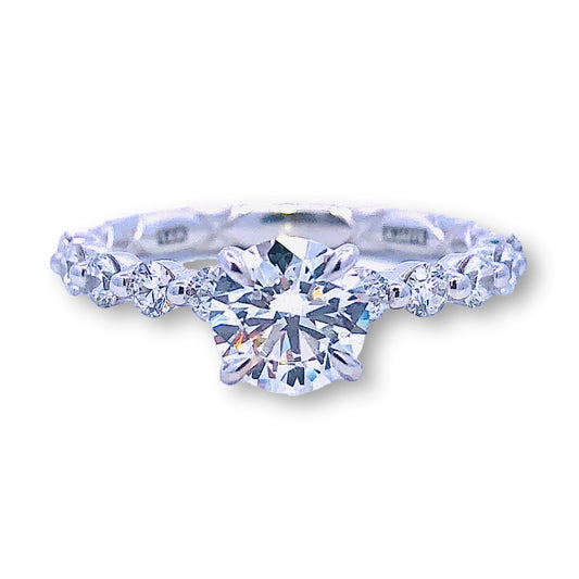 Classic Brilliant Cut Diamond Engagement Ring