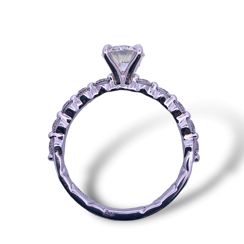 Classic Brilliant Cut Diamond Engagement Ring