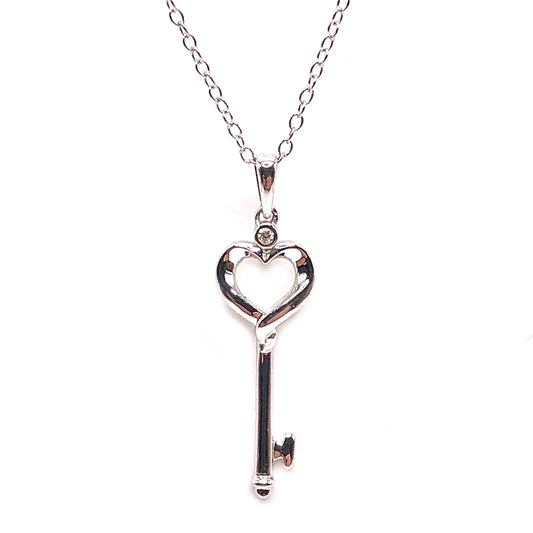 Key Pendant in Sterling Silver