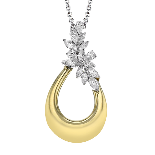 Diamond Necklace/Pendant - Multi Stone