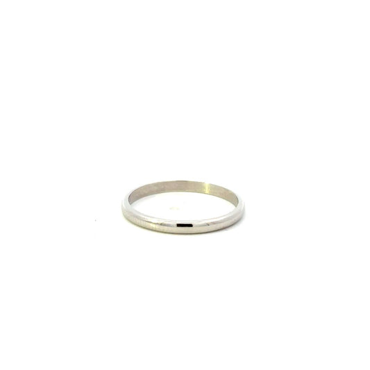 Estate Jewelry Platinum Wedding Band
