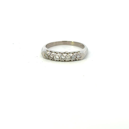 Estate Jewelry Diamond Platinum Band