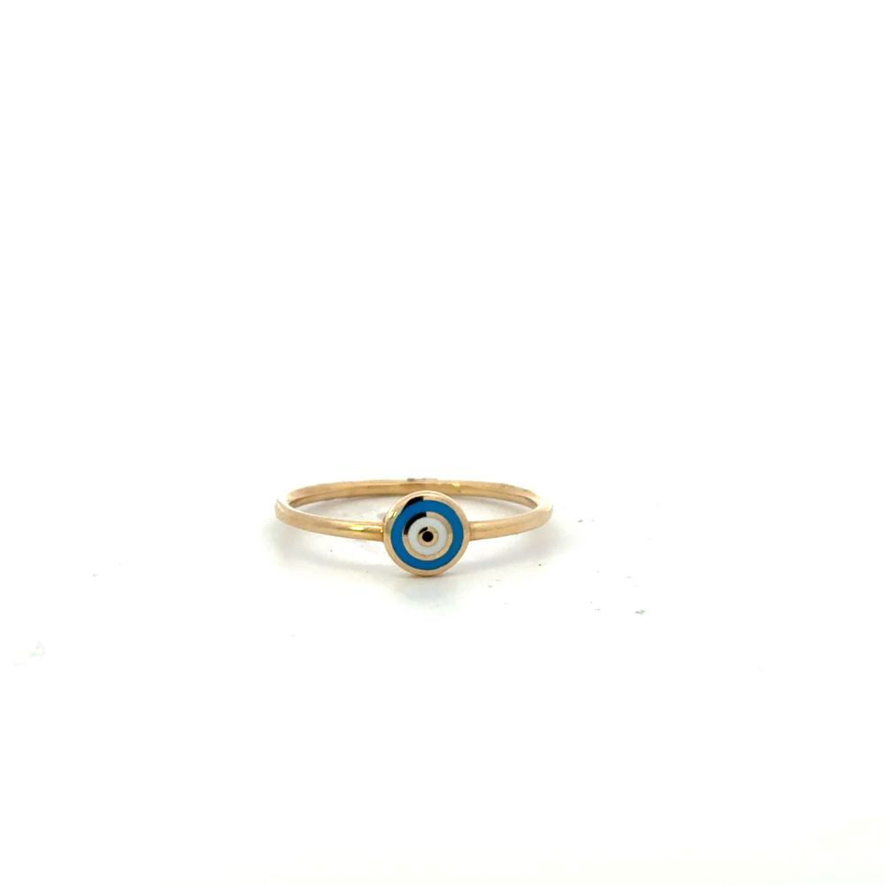 Dark Blue Evil Eye Ring