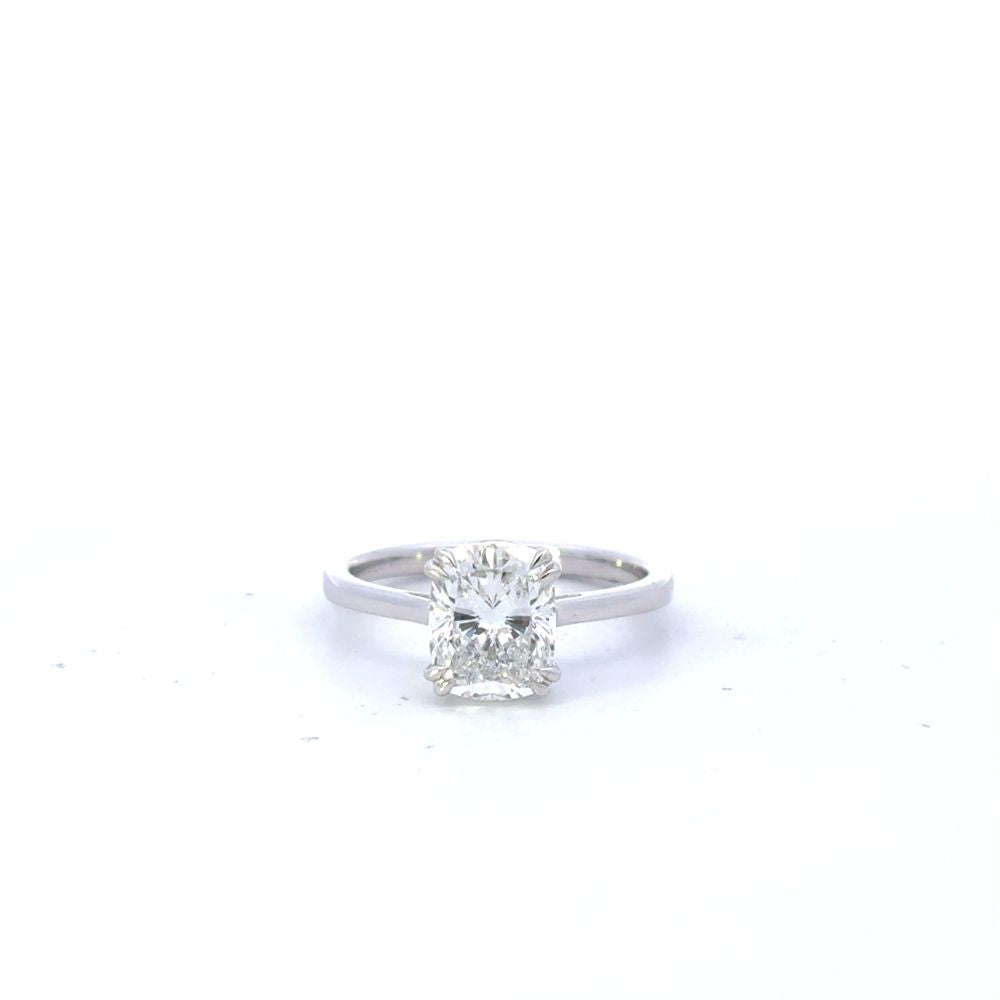 Cushion Lab Grown Engagement Ring