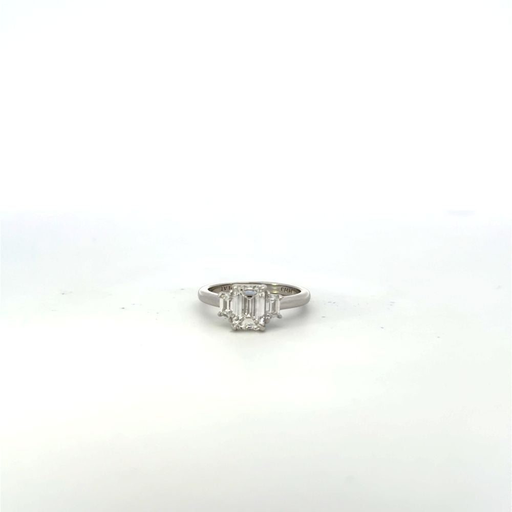 Diamon Engagement Ring- Emerald