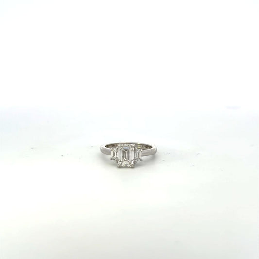 Diamon Engagement Ring- Emerald