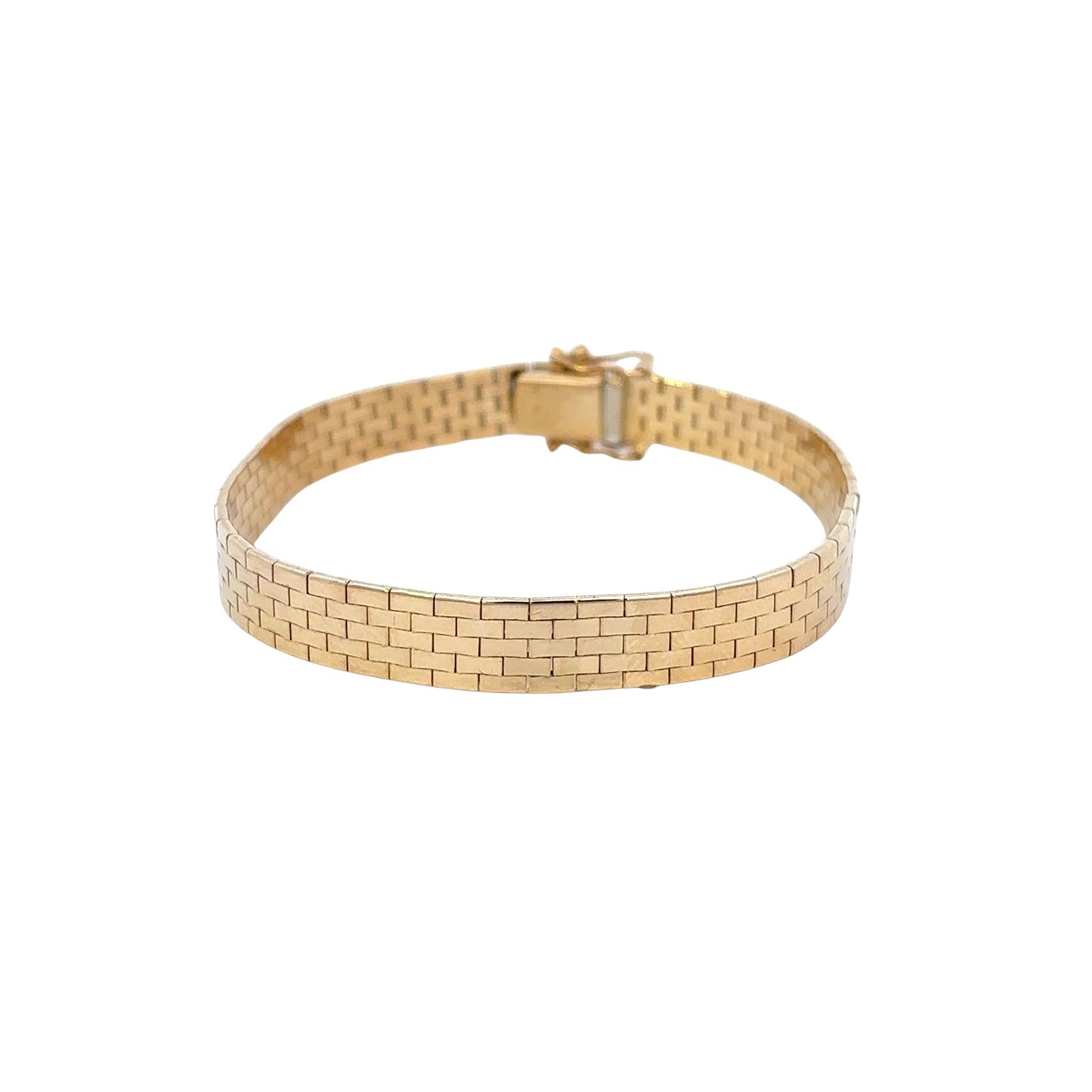 Estate Brick Patterned Bracelet