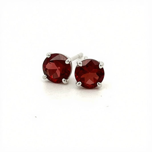 Garnet Studs