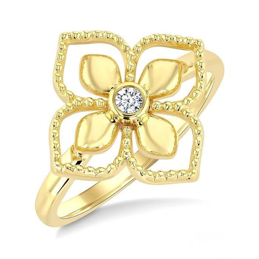Diamond Blossom Ring