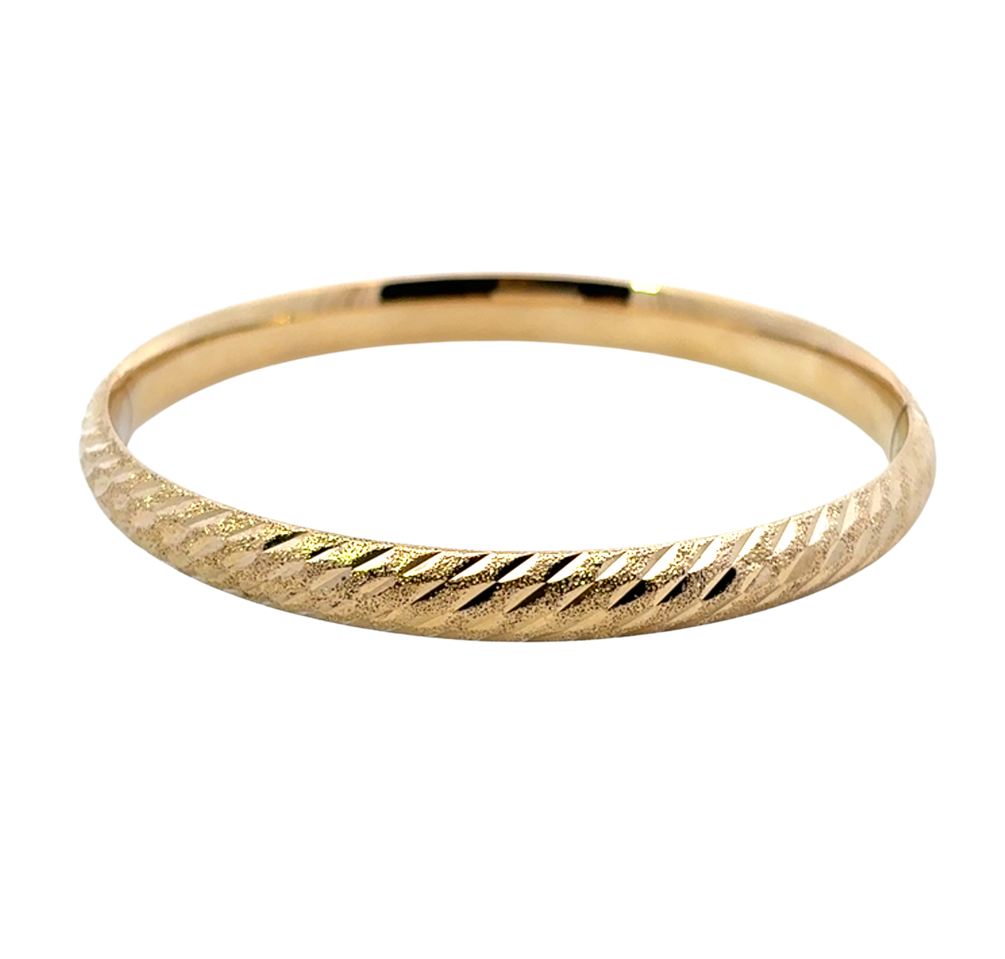 Estate Diamond Cut Bangle