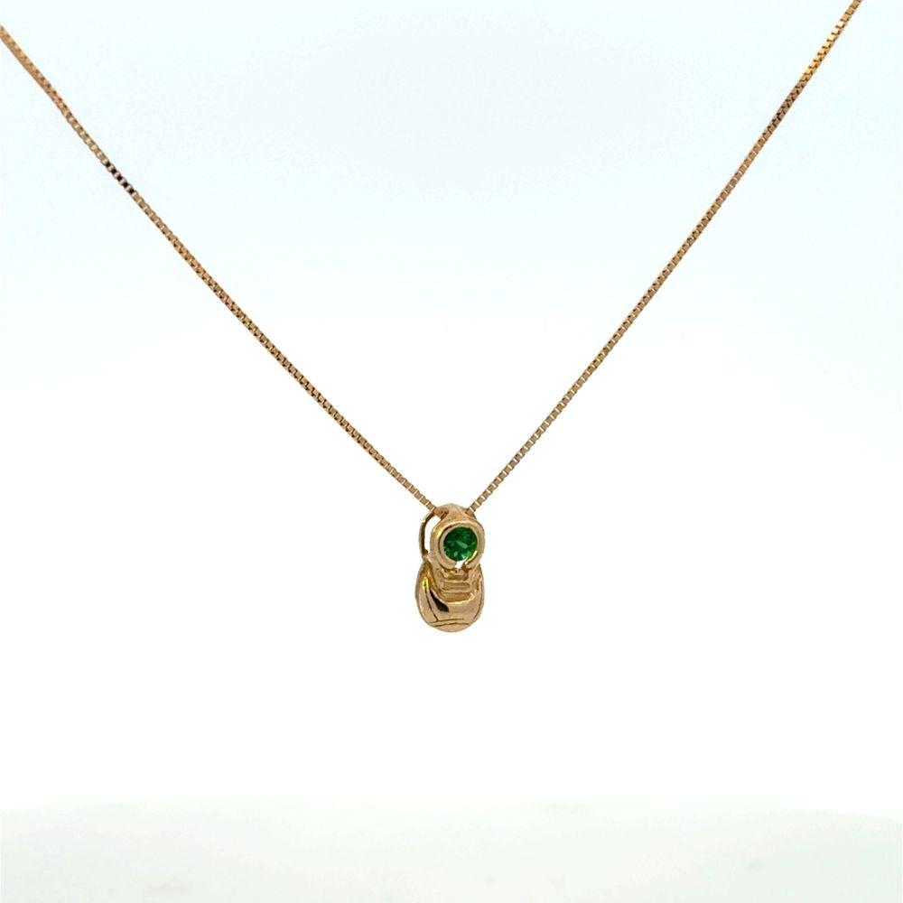 Estate Baby Shoe Pendant