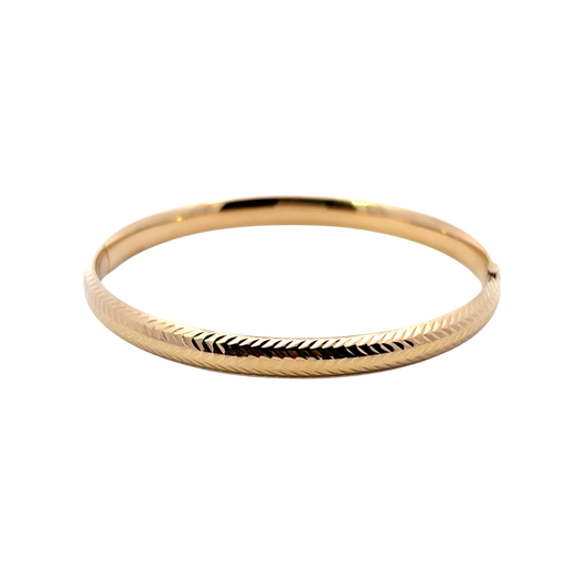 Estate HerringBone Bangle