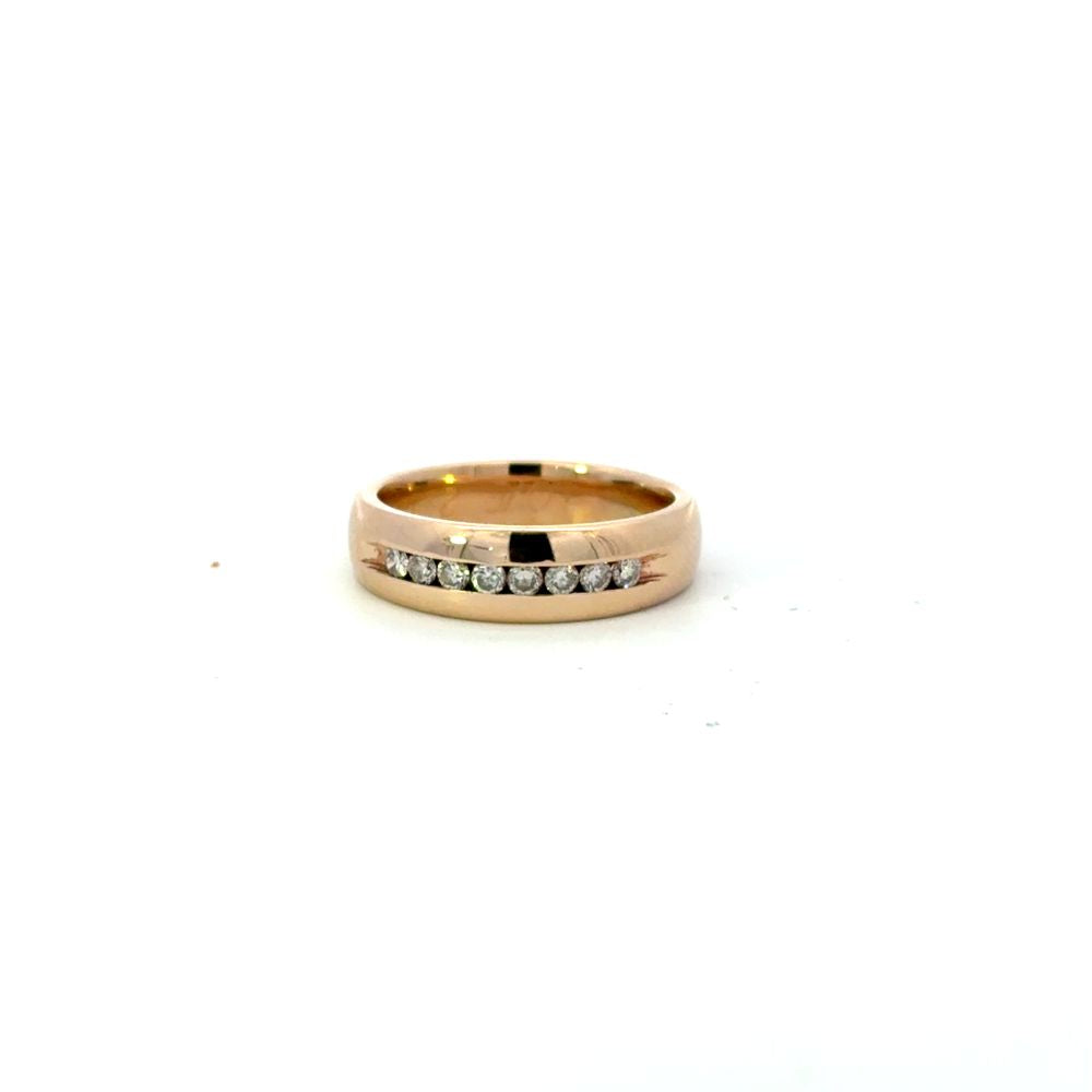 Estate Diamond Channel Ring