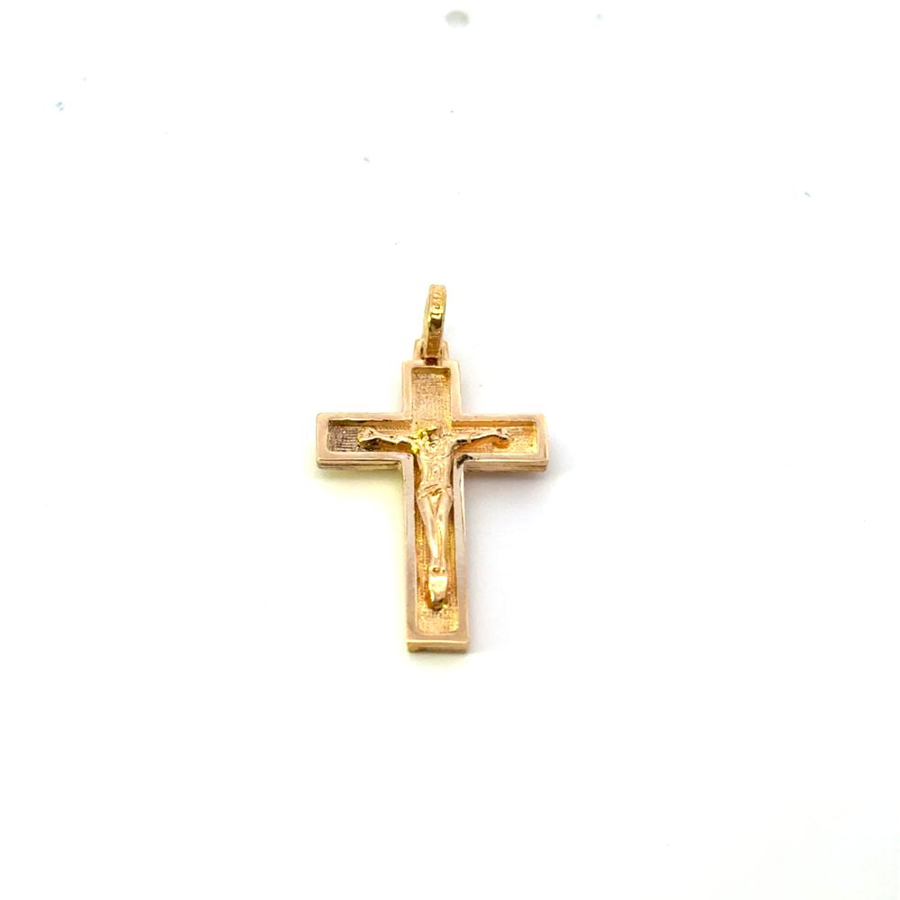 Estate Crucifix Charm