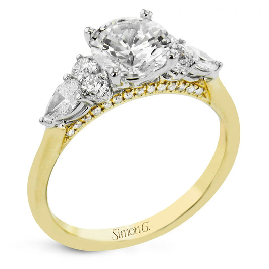 Simon G Round Engagement Ring