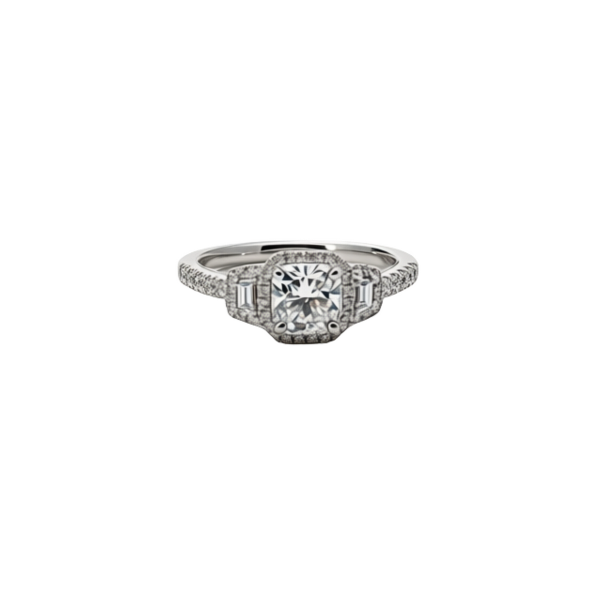 Cushion Engagement Ring