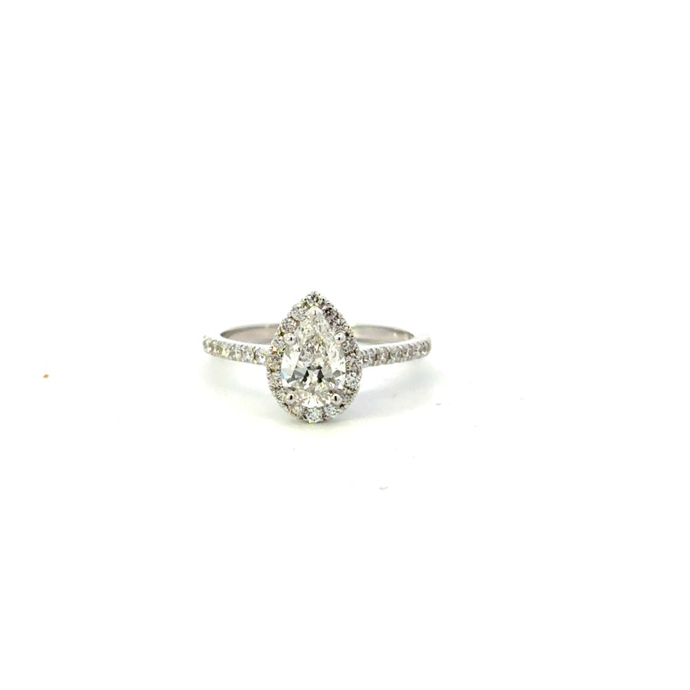 Pear Diamond Engagement Ring
