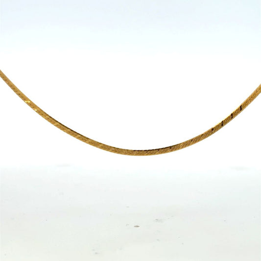 Estate Herringbone Necklace