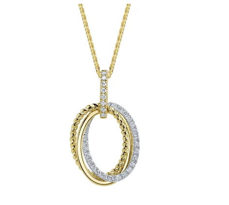 Oval Diamond Necklace